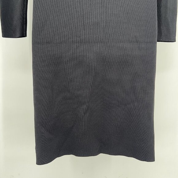 Sachin & Babi Violette Black Beaded Floral Long Sleeve Knit Cocktail Dress M NWT - Picture 6 of 11